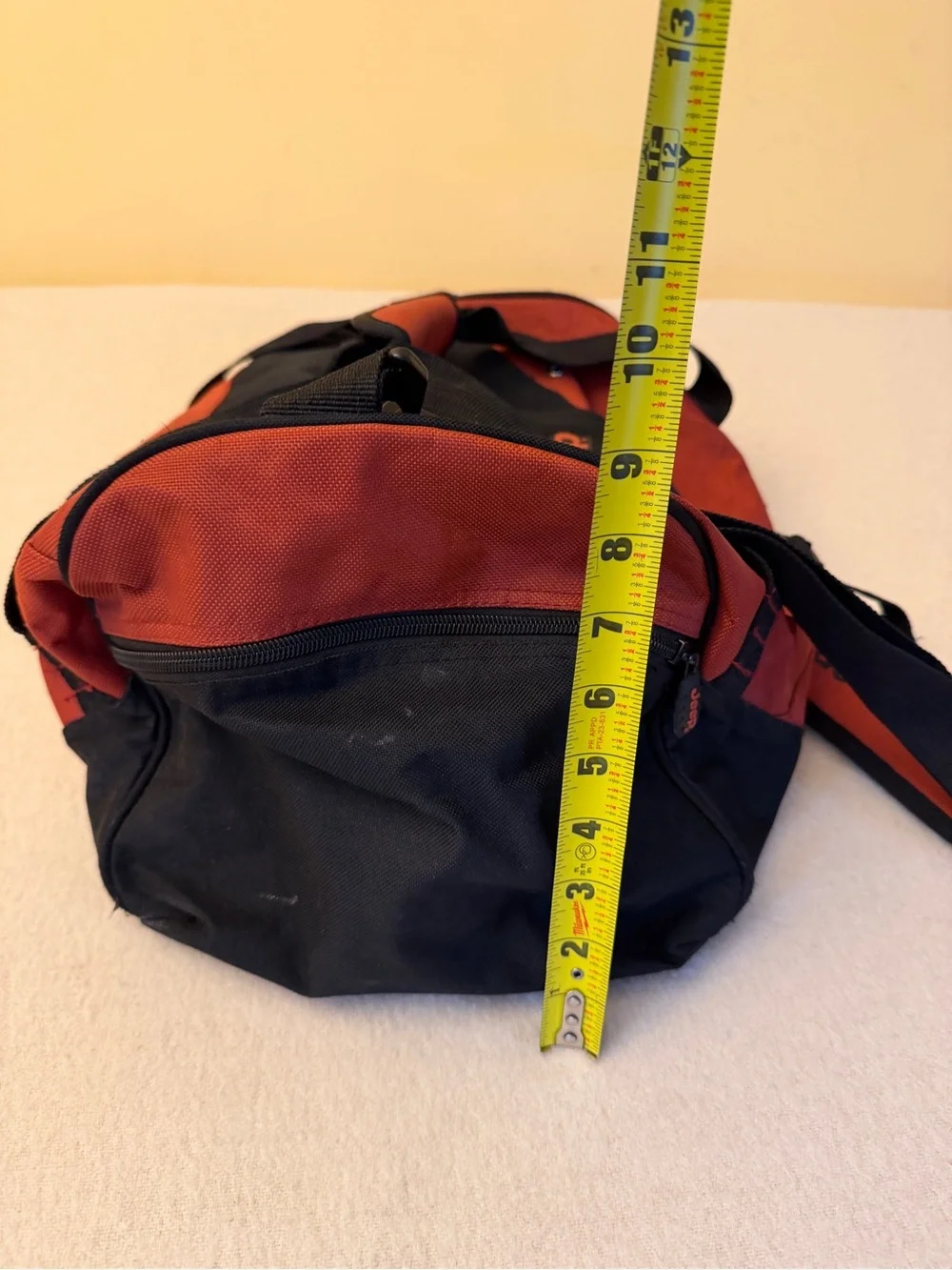 Jeep Insulated Cooler Bag Red Black Soft Sided Travel Picnic Shoulder Tote EUC